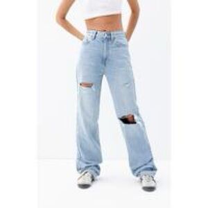 Pacsun Light Indigo Ripped '90s Boyfriend Jeans